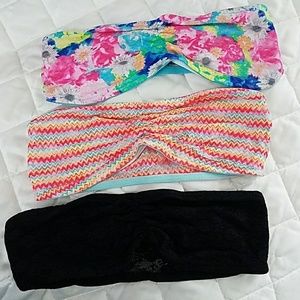 Lace Bandeau set of 3